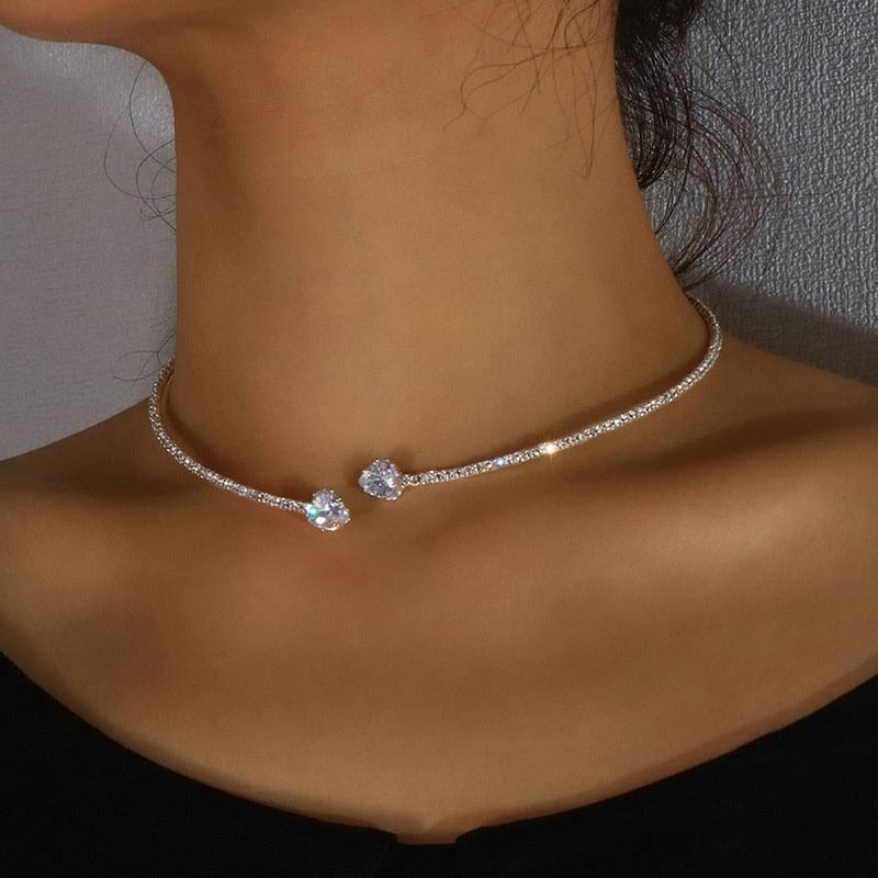 Heart Crystal Choker