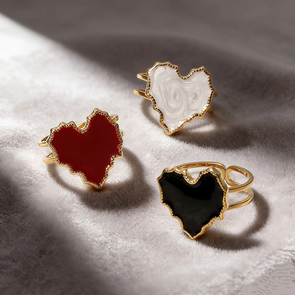 French Retro Vintage Heart Ring✨