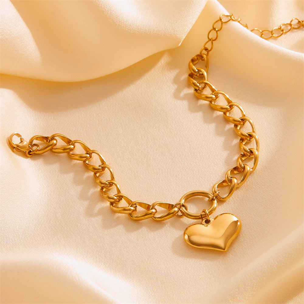 Golden Heart Bracelet