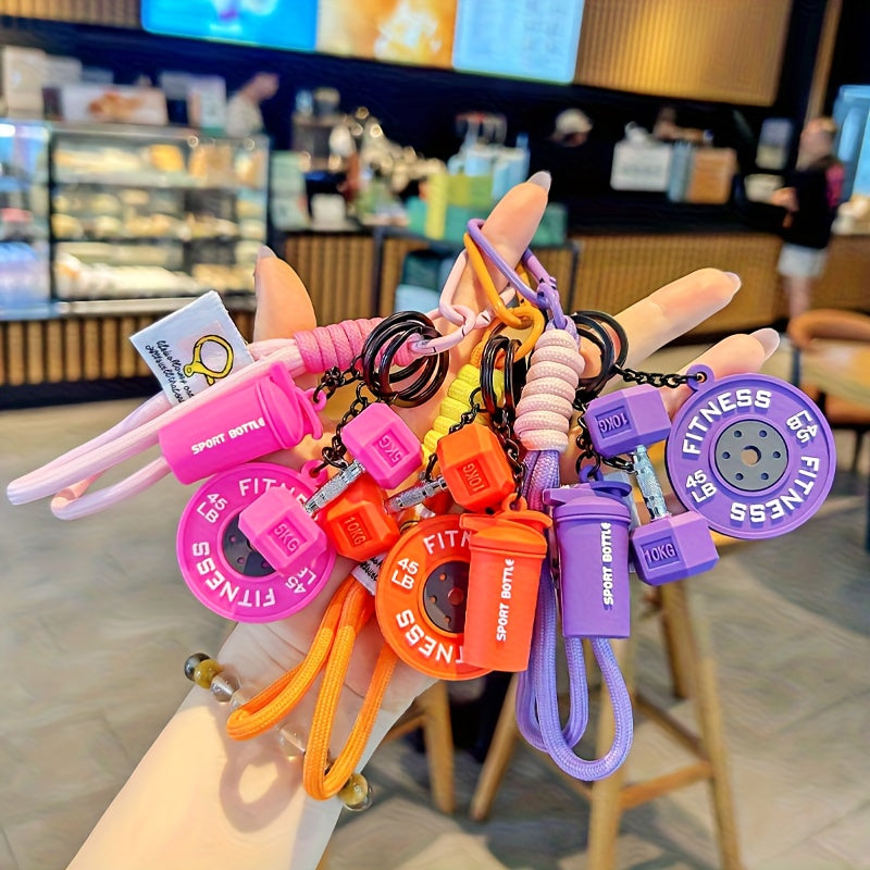 Gym Girl Bag Charm/Keychain
