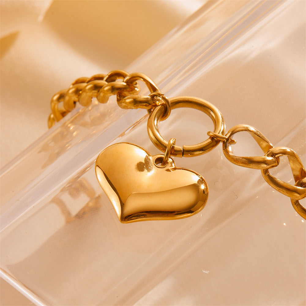 Golden Heart Bracelet