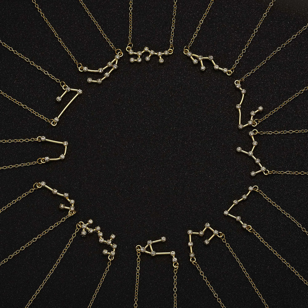 Trio Zodiac Sign Necklace