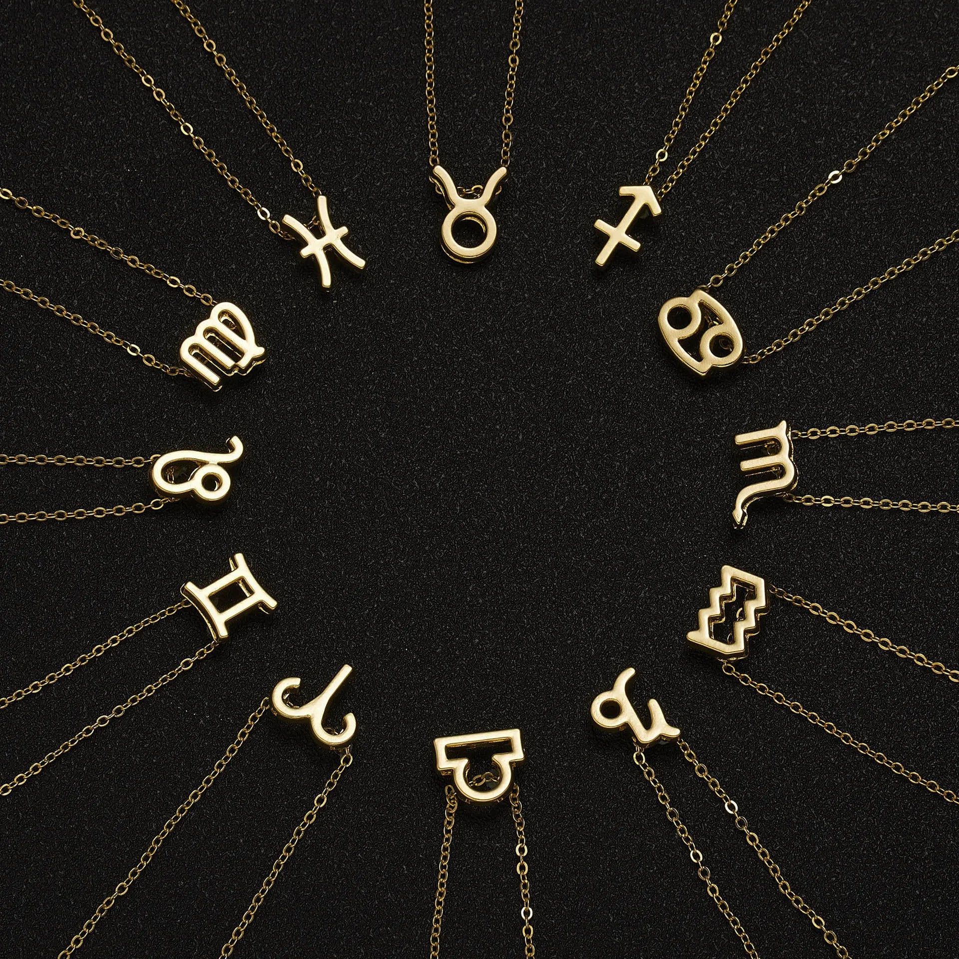 Trio Zodiac Sign Necklace