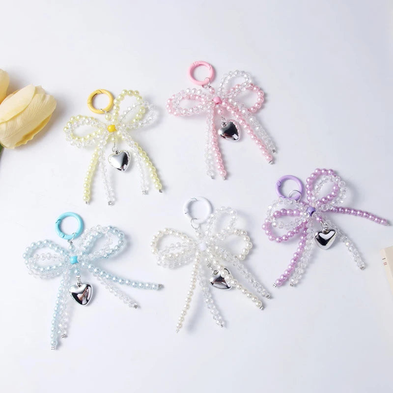 🎀Beaded Bow Phone Charm🎀
