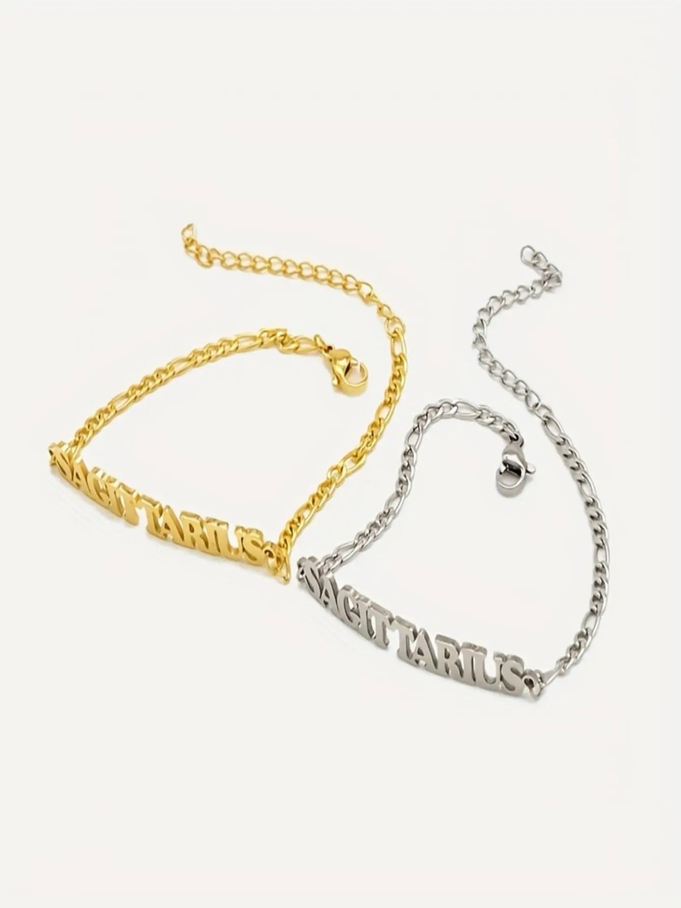 Stainless Steel Zodiac Sign Bracelet