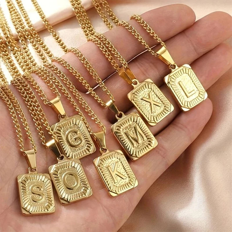 Initial Pendant Necklace