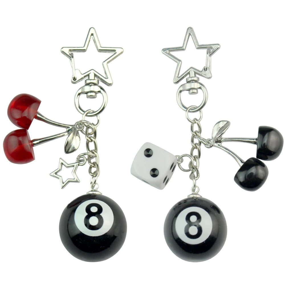 8 Ball Bag charm/ Keychain