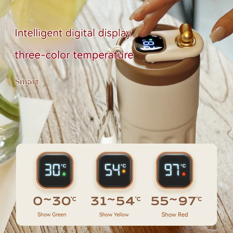 Thermo Water Bottle with LED Temperature Display