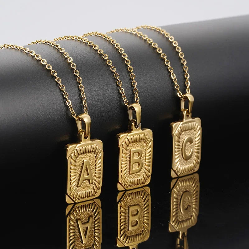 Initial Pendant Necklace
