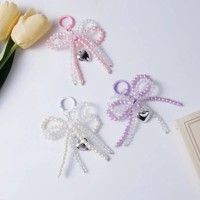 🎀Beaded Bow Phone Charm🎀