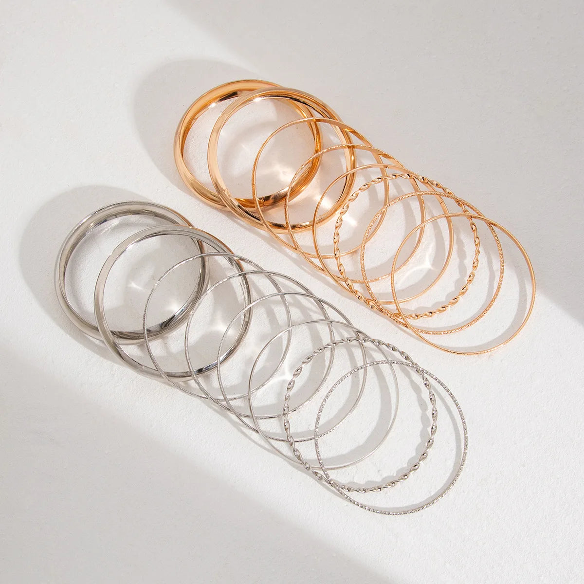 Stainless Steel Bracelets Set