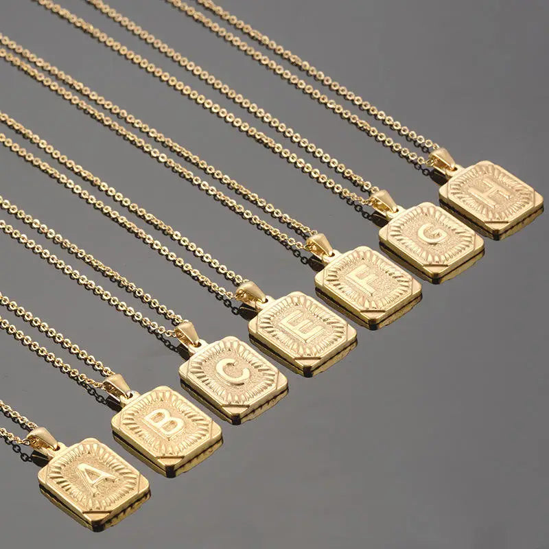 Initial Pendant Necklace
