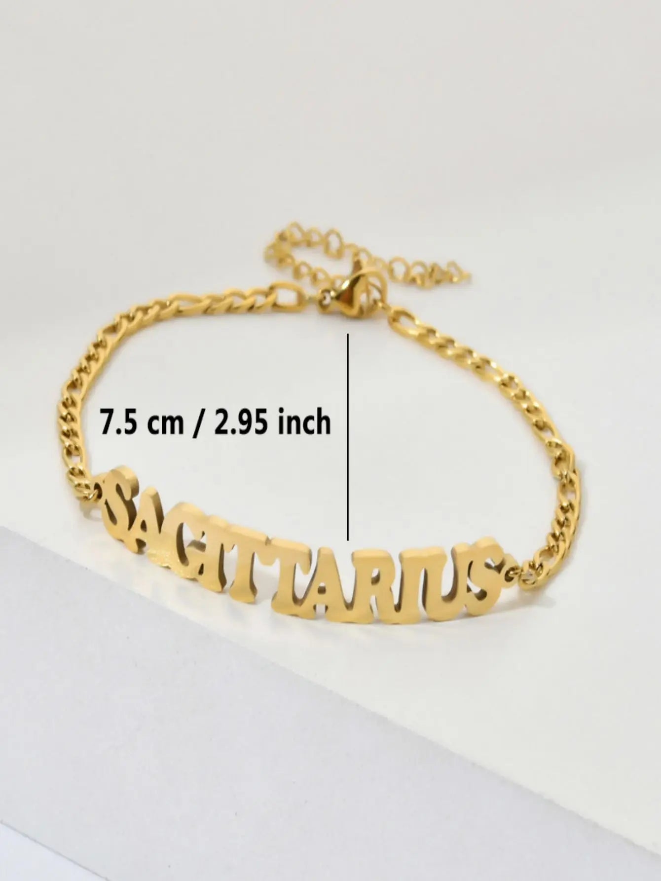 Stainless Steel Zodiac Sign Bracelet