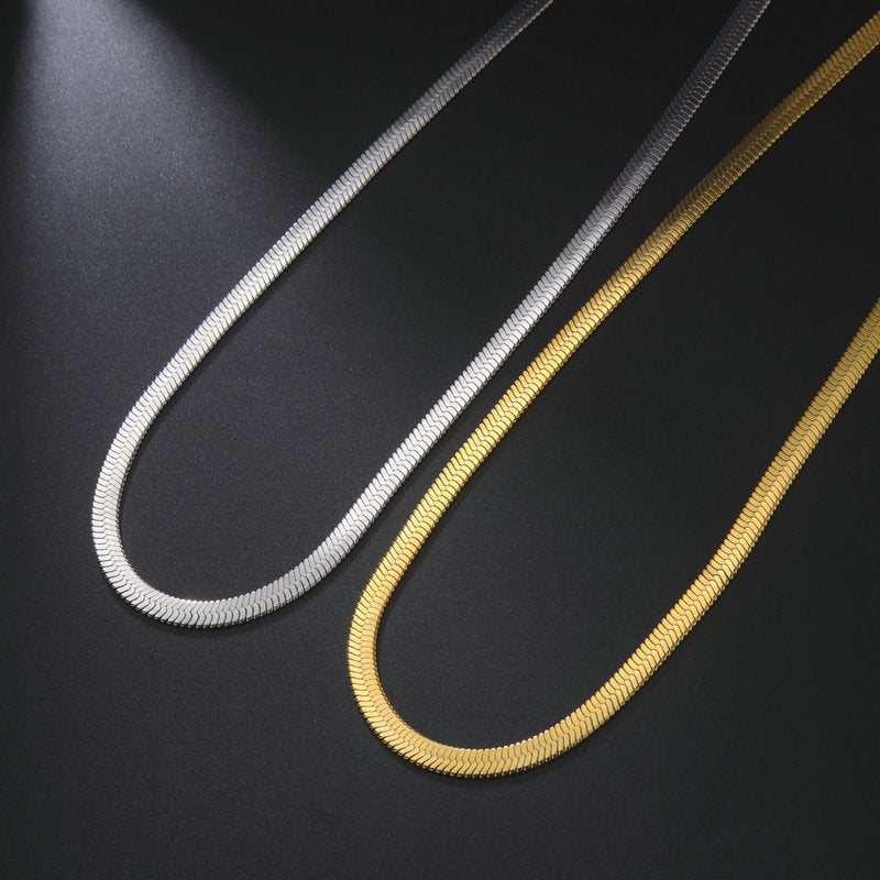 Stainless Steel Stackable Chain Necklaces