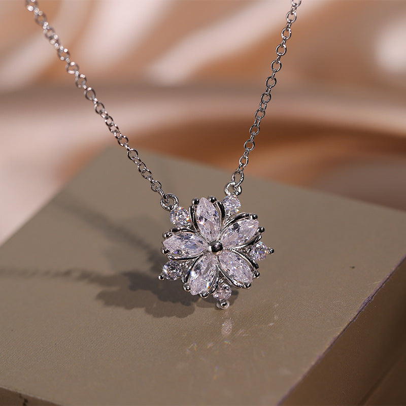 Floral Crystal Jewelry Set