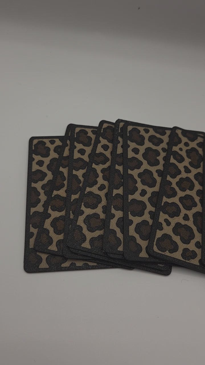 Leopard Print Card Sleeve