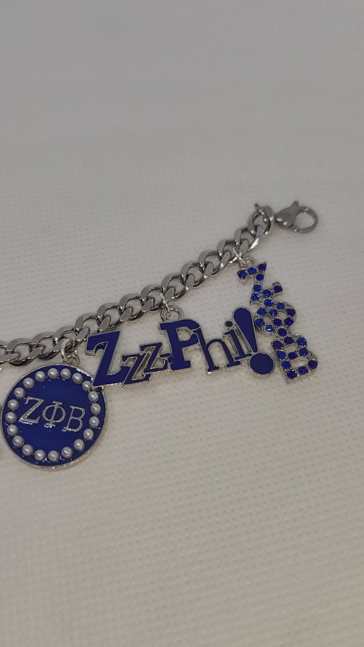 Zeta Phi Beta (ΖΦΒ) Bracelet💙