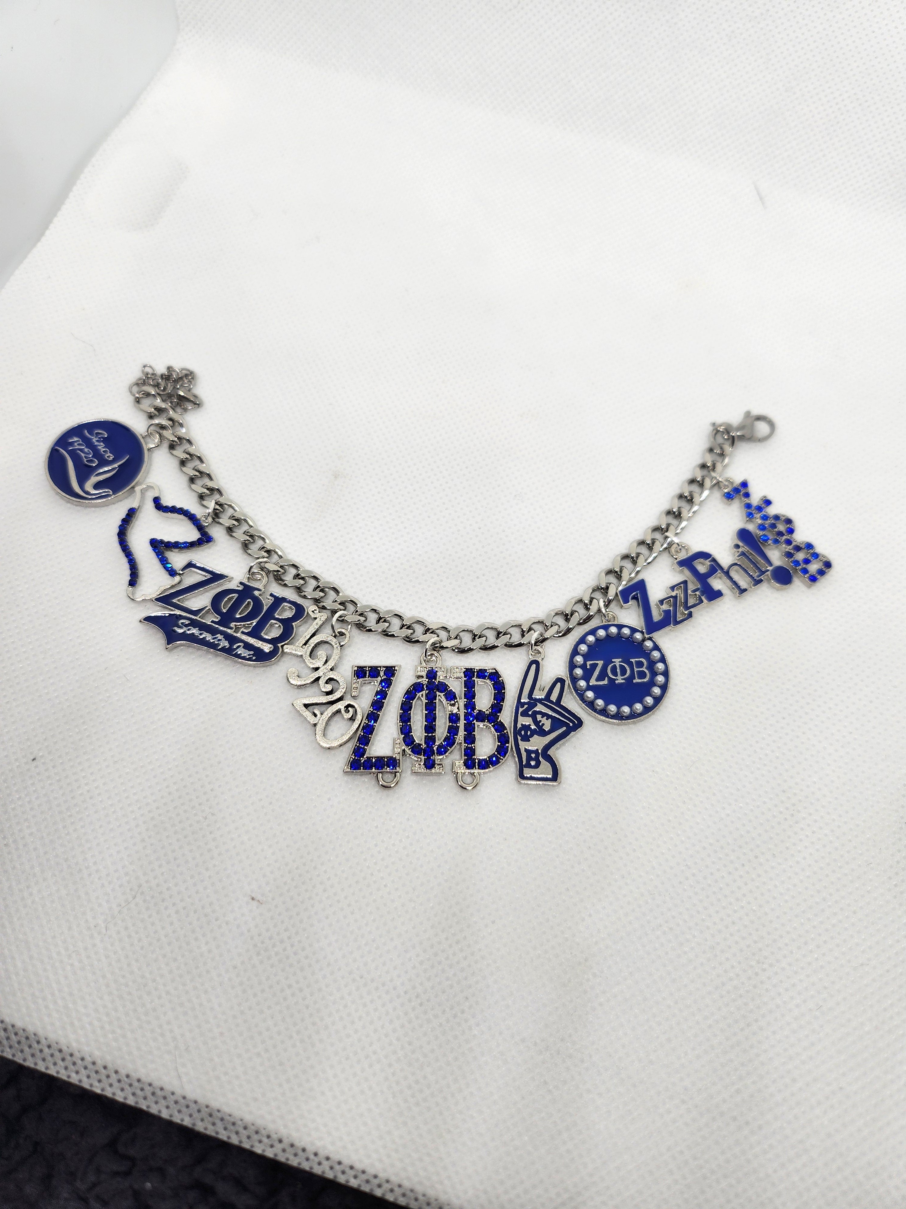 Zeta Phi Beta (ΖΦΒ) Bracelet💙