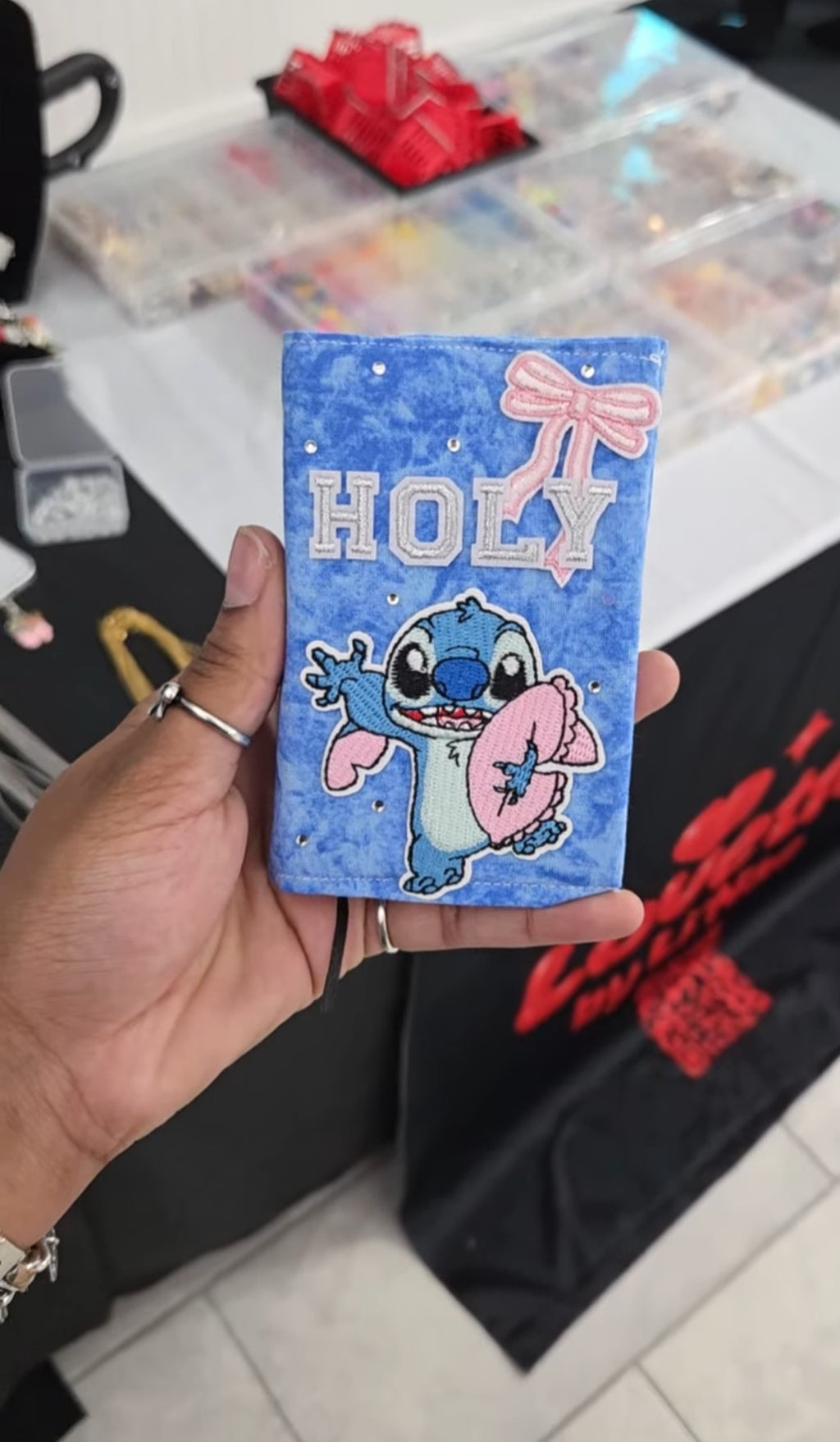 Stitch "The Holy Bible" Cover🩵