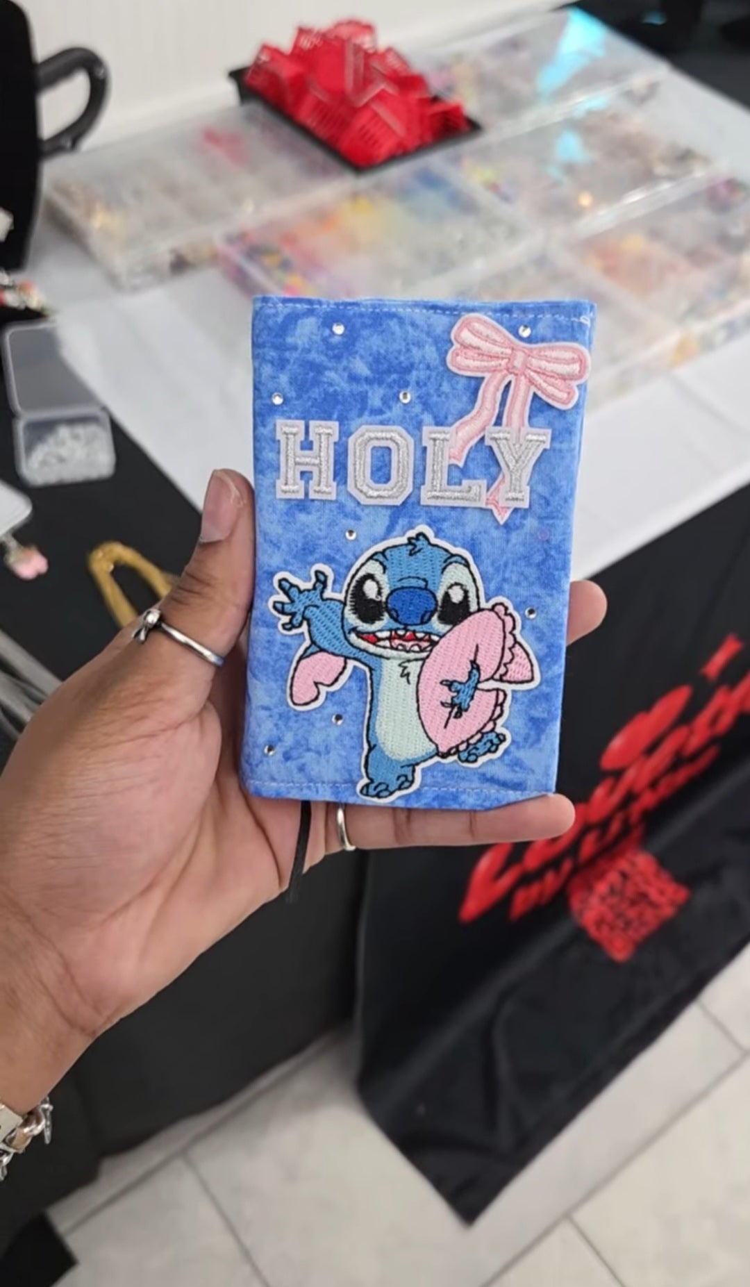 Stitch "The Holy Bible" Cover🩵