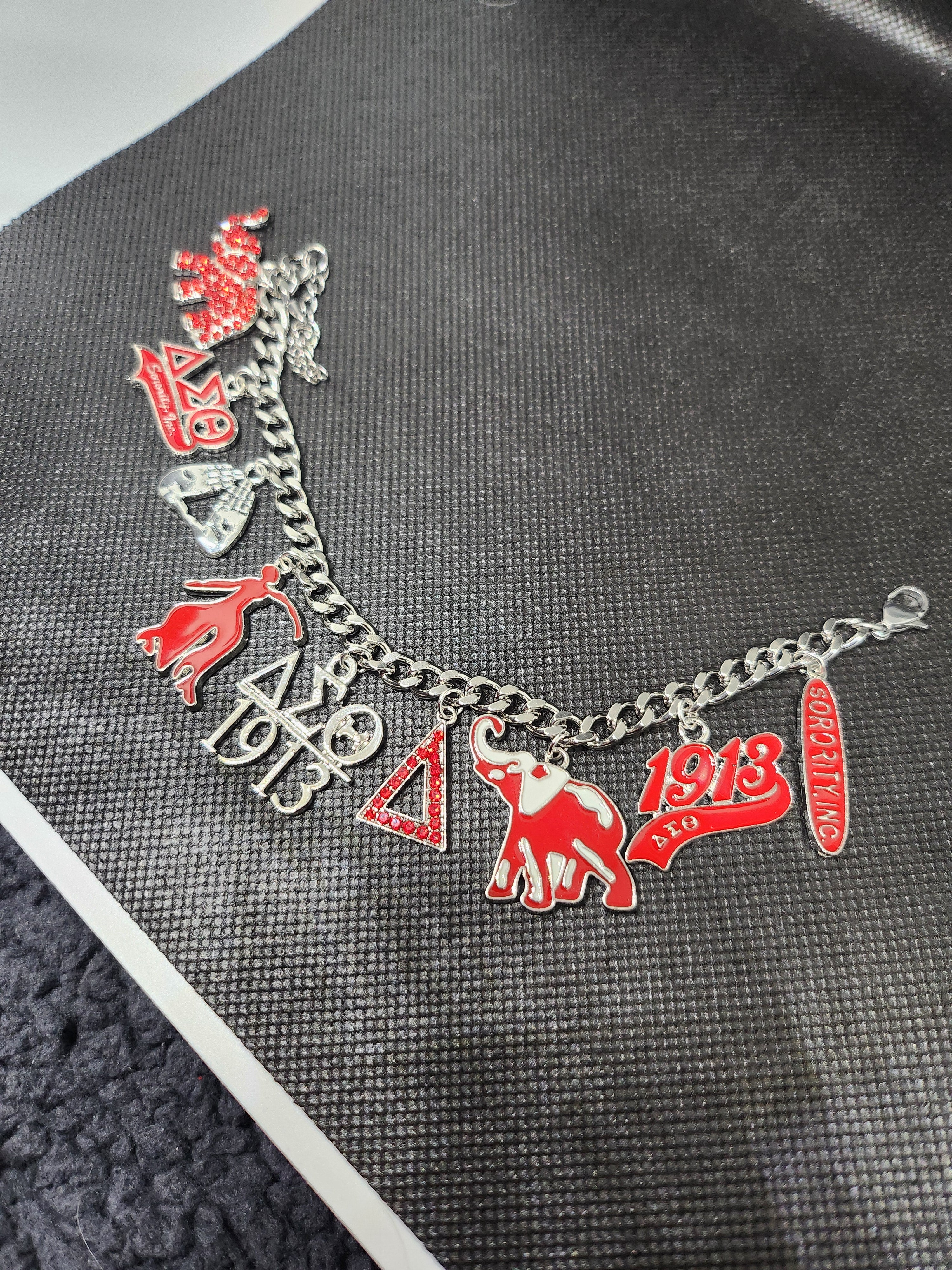 Delta Sigma Theta (ΔΣΘ) Bracelet✨❤️