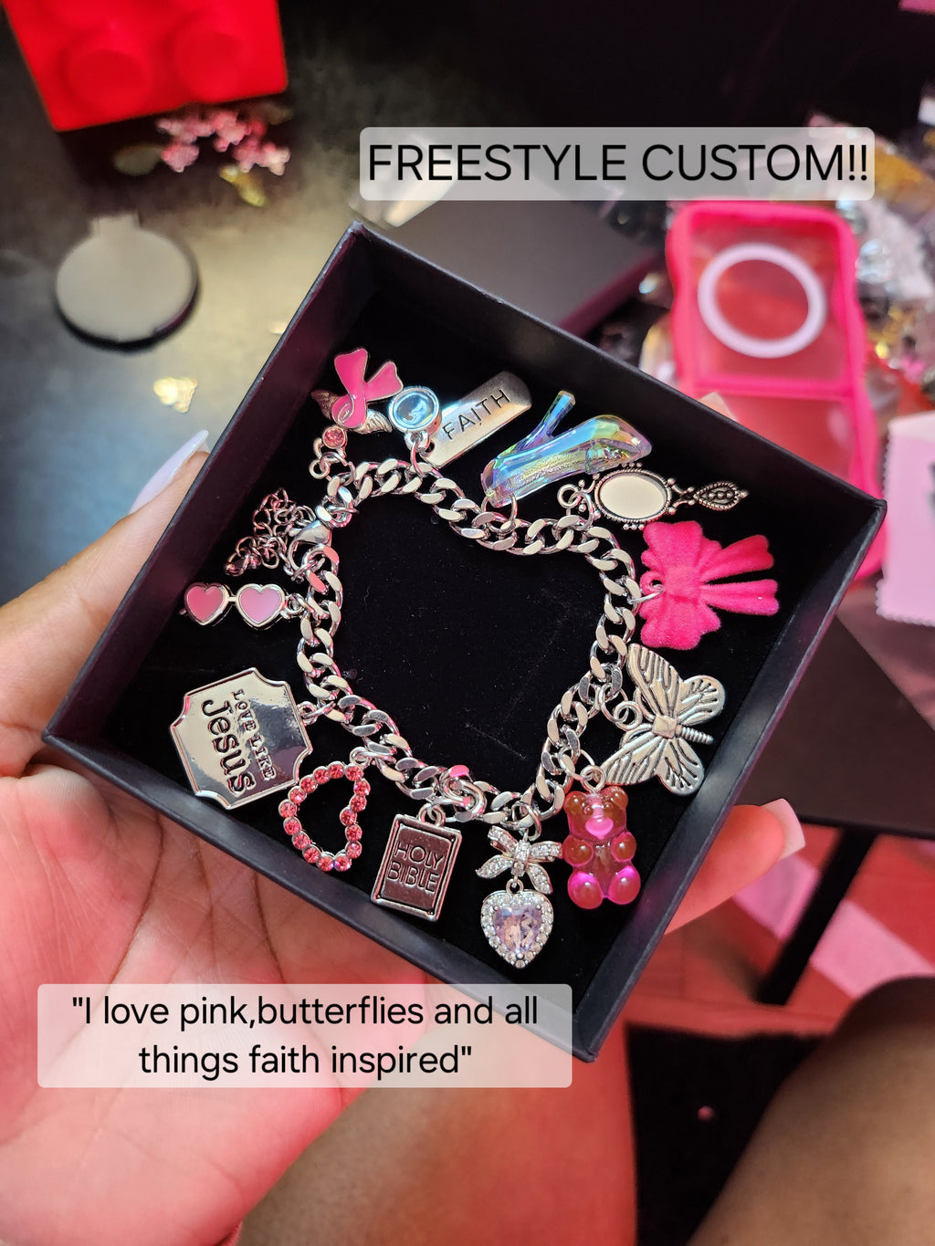 I LOVETTE!❤️ (Signature Custom Bracelet or Necklace)✨💎