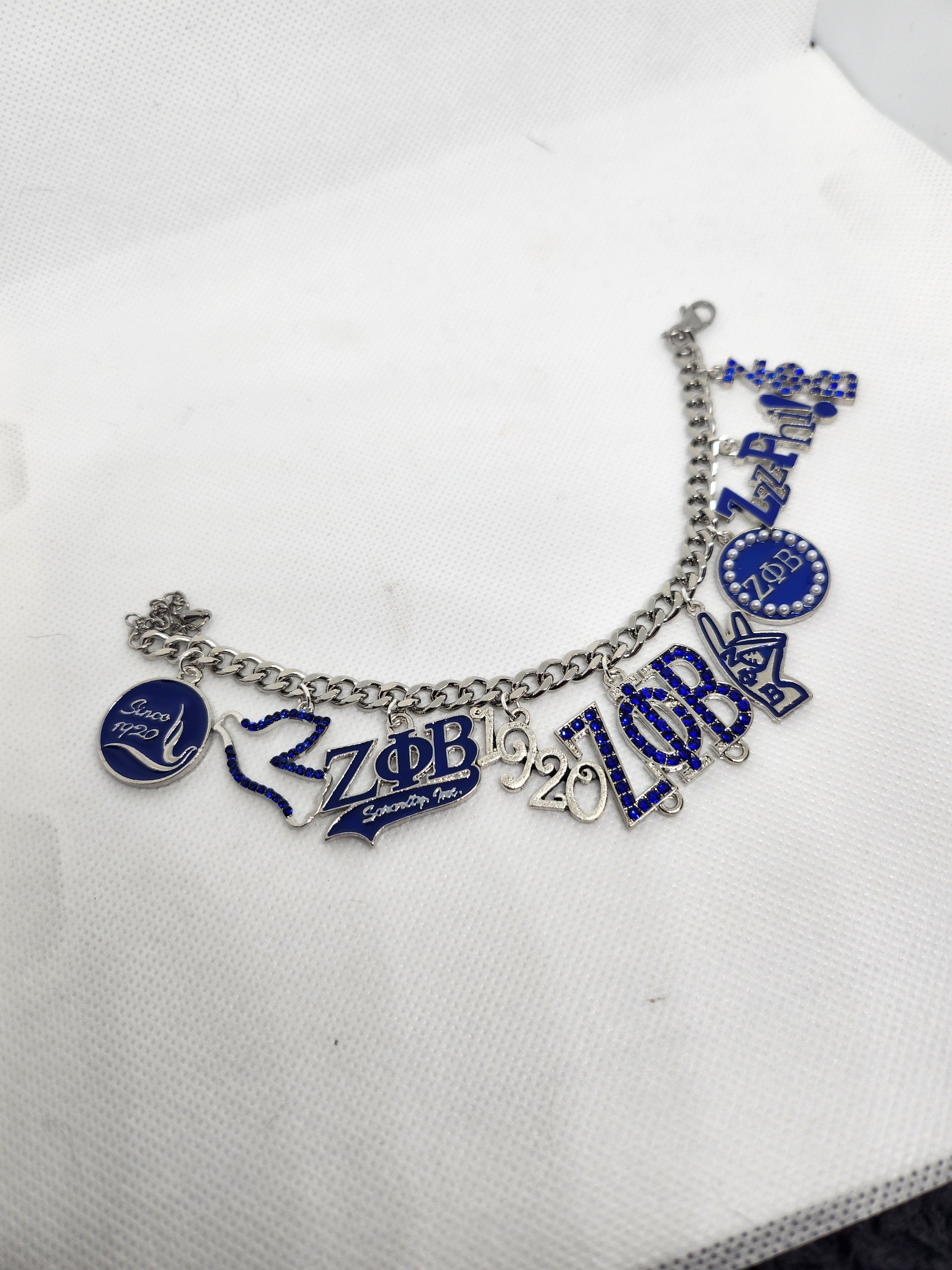 Zeta Phi Beta (ΖΦΒ) Bracelet💙